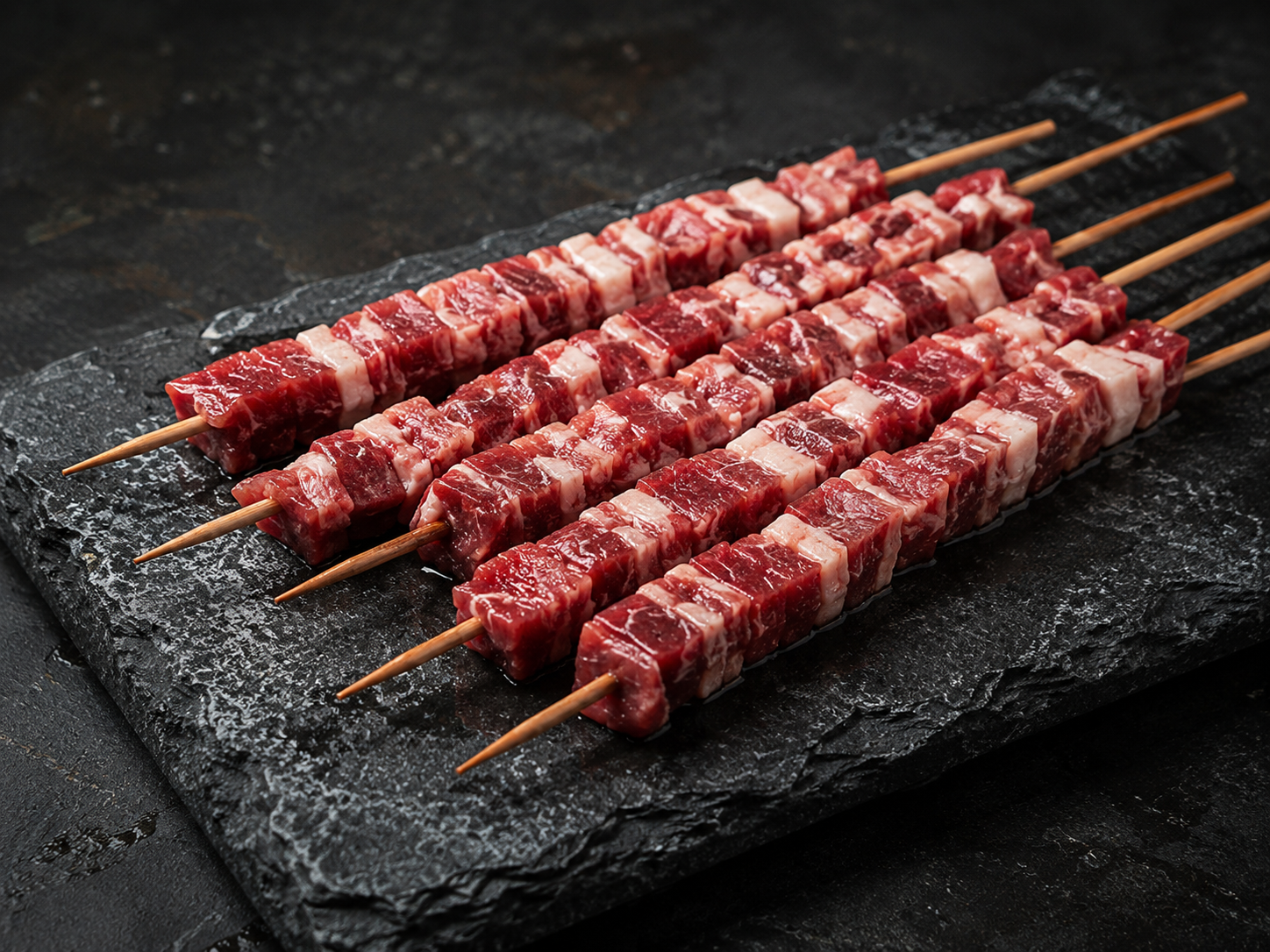 Raw Abruzzese arrosticini